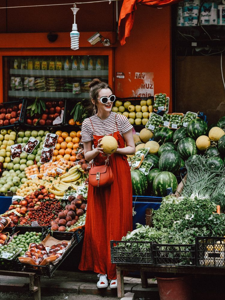 Zara red maxi dress, mango pleated maxi skirt, cotton dress, topshop nautical striped t-shirt, tee, marina tshirt, how to layer a maxi dress, red chloe drew crossbody bag, boohoo retro white sunglasses, fruits and veggies stand, gucci ace sneakers, heart embroidered sneakers, white leather sneakers, h&m thunderbolt earrings, statement earrings, jewelry, andreea birsan, couturezilla, cute spring outit ideas 2017, ootd, outfit of the day, what to wear when you travel, traveling girl, travel to istanbul, turkey, fashion editorial, bow tie dress, asos spaghetti straps dress, stradivarius, mixing high and low fashion, red lipstick, messy bun, watermelon, european streetstyle fashion, european street style inspiration for spring and summer 2017, how to wear red and white, chic on a budget, fashionista, european fashion blogger, romanian fashion blog, chic pinterest outfit for women, summer dressing, effortless style, style inspiration, happy tumblr girls photos, pictures, traveling in style, travel the world, happy girl, minimal outfit, chic outfit for summer and spring, classy