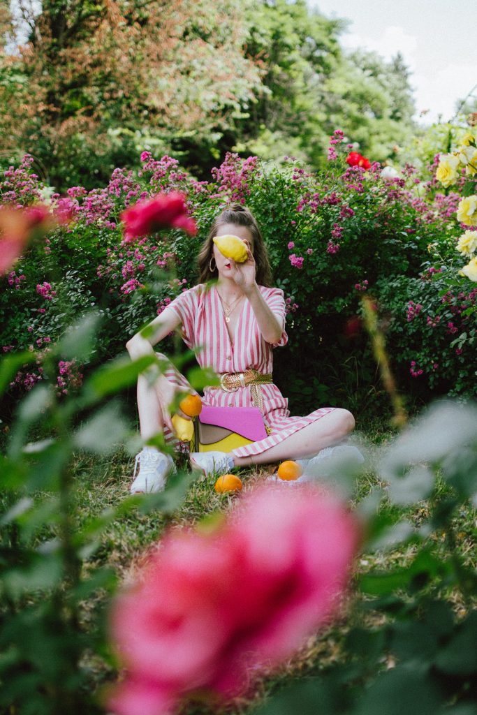 Striped midi dress, chunky white sneakers, statement colorblock shoulder bag, rose garden, coin necklace, andreea birsan, couturezilla, cute summer outfit ideas 2018, coin necklace, mango midi striped linen dress, linen dress, striped midi dress and sneakers, chunky trainers, chunky sneakers, dad sneakers trend, the ugly sneakers trend, white trainers, trainers and feminine dress, retro dress and chunky trainers, gold plated coin necklace, onecklace jewelry, isla fontaine statement shoulder bag, pink and yellow bag, the best bags from isla fontaine, mini bun hairstyle, gold metallic belt, rose garden, the necklace you need to wear this summer, red and white midi dress, crisp white sneakers, balenciaga inspired triple s sneakers, balenciaga dupe sneakers, where to find the budget alternative to the balenciaga triple s sneakers, balenciaga sneakers, trending, summer trends of 2018, how to look Parisian chic, European summer street style inspiration for women 2017, pinterest chic outfit ideas for woman, summer outfit ideas, summer ootd inspiration, outfit of the day, ootd, fashion icon, style inspiration, fashionista, fashion inspiration, style inspo, what to wear in summer, how to look French, chic on a budget, zara outfit, mango, topshop, asos, river island, forever 21, urban outfitters, how to mix high end pieces with luxury ones, zara and Gucci,outfit alternatives for summer, tomboy chic, minimal outfit, tumblr girls photos, pictures, happy girl, women, smart casual outfits, the best outfit ideas 2017, what to wear when you don’t feel inspired, summer in Europe, weekend attire, uniform, French women in summer, European outfit ideas 2017, minimal chic outfit, how to stand out, the best outfit ideas for summer, the sunglasses you have seen everywhere on Instagram, glasses, uk fashion blogger, united kingdom, uk fashion blog, fashion and travel blog, Europe, women with style, street style, summer fashion trends 2017, best fashion ideas, styling, fall fashion, fall outfit, fall ootd, fall perfect, transitional dressing, best transitional outfit ideas, how to wear statement earrings, dressing for autumn, autumn outfit, winter outfit ideas for work and school 2017