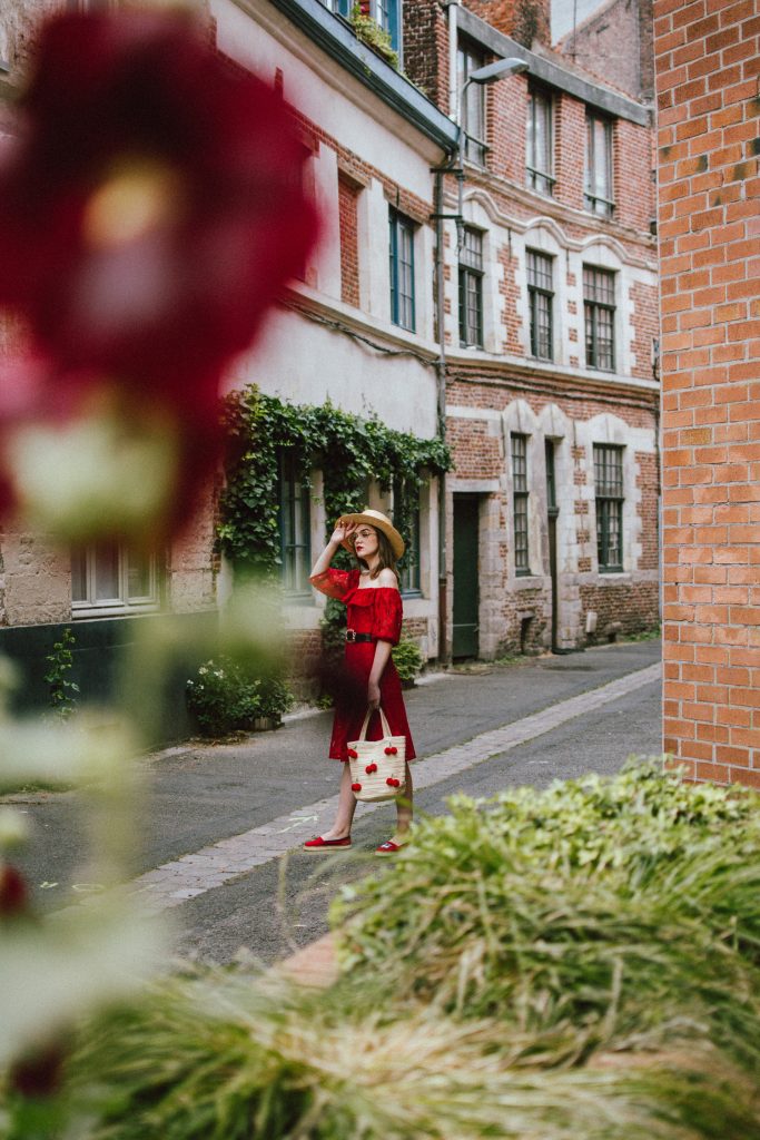 Zara red midi lace dress, ots dress, straw boater hat, red sequin T tommy hilfiger espadrilles, cherry straw bag, france, andreea birsan, couturezilla, cute summer outfit ideas 2018, off the shoulder lace, travel to lille, tourist outfit, summer in europe, red midi dress, clear lens aviator glasses, what to wear in summer, european summer, how to wear a lace dress in a casual way, boater hat, raffia bag with cherry pom poms, statement summer tote bag, espadrilles, geeky clear lens glasses trend, how to wear a lace dress during the day, how to wear a midi dress, how to look Parisian chic, European summer street style inspiration for women 2017, pinterest chic outfit ideas for woman, summer outfit ideas, summer ootd inspiration, outfit of the day, ootd, fashion icon, style inspiration, fashionista, fashion inspiration, style inspo, what to wear in summer, how to look French, chic on a budget, zara outfit, mango, topshop, asos, river island, forever 21, urban outfitters, how to mix high end pieces with luxury ones, zara and Gucci,outfit alternatives for summer, tomboy chic, minimal outfit, tumblr girls photos, pictures, happy girl, women, smart casual outfits, the best outfit ideas 2017, what to wear when you don’t feel inspired, summer in Europe, weekend attire, uniform, French women in summer, European outfit ideas 2017, minimal chic outfit, how to stand out, the best outfit ideas for summer, the sunglasses you have seen everywhere on Instagram, glasses, uk fashion blogger, united kingdom, uk fashion blog, fashion and travel blog, Europe, women with style, street style, summer fashion trends 2017, best fashion ideas, styling, fall fashion, fall outfit, fall ootd, fall perfect, transitional dressing, best transitional outfit ideas, how to wear statement earrings, dressing for autumn, autumn outfit, winter outfit ideas for work and school 2017