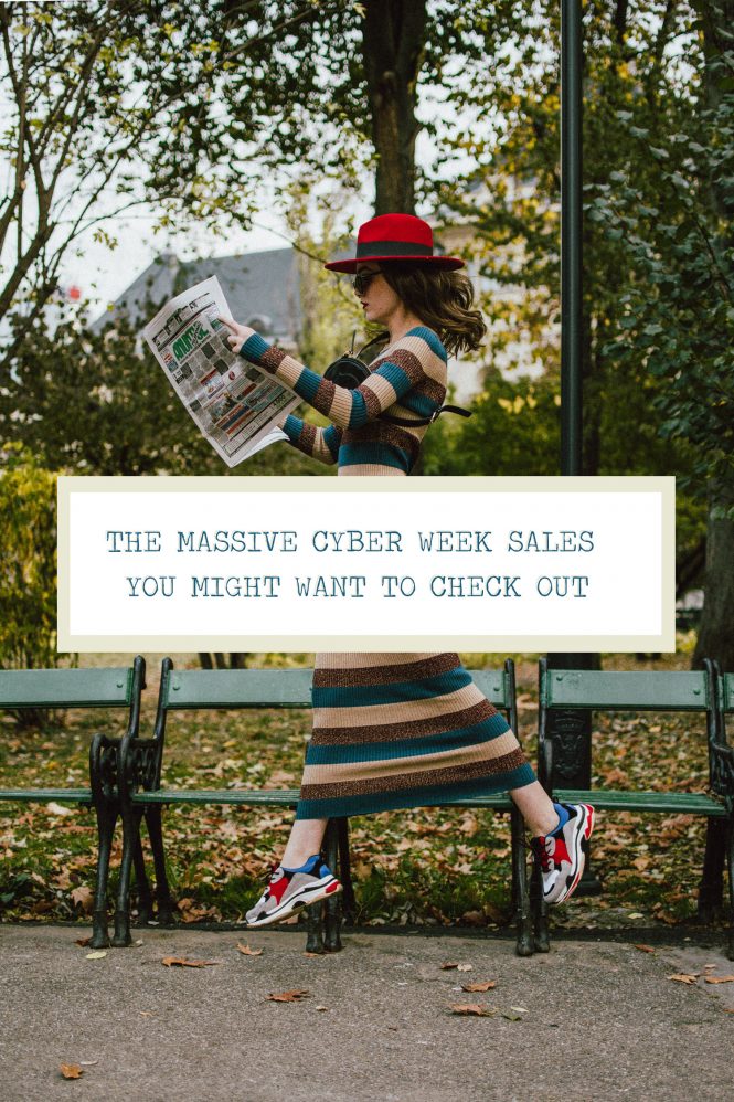 The massive cyber week sales, asos, topshop, h&M, shopbop, andreea birsan, couturezilla sales